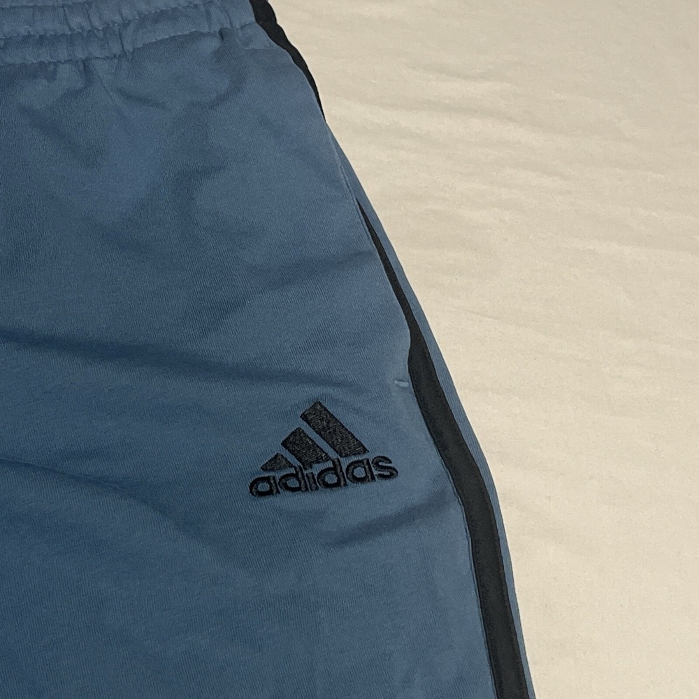 Adidas Essentials 3-Stripes Shorts Mens XL Blue Baggy Workout Streetwear - Picture 5 of 6
